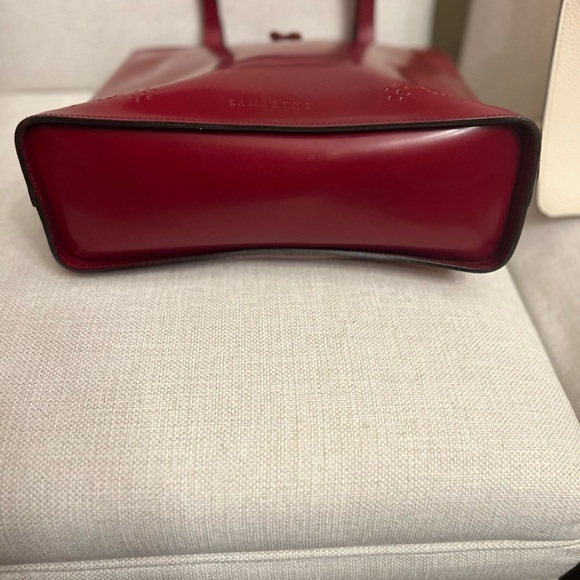 Gorgeous Lamanthe Red Leather Tote Bag! - Picture 4 of 7